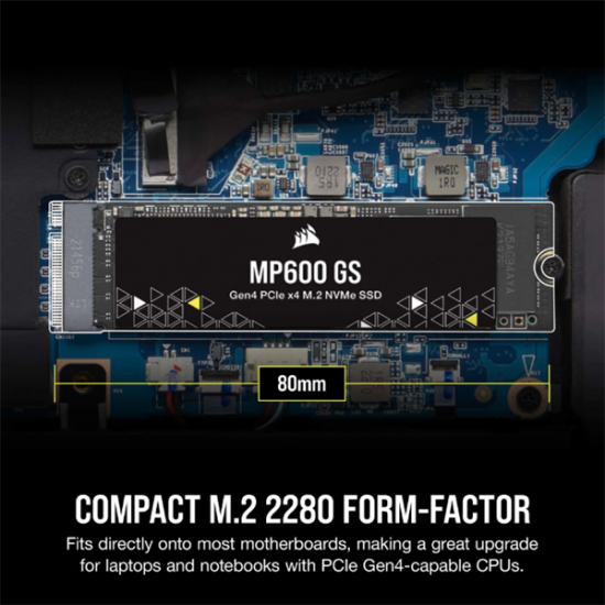 CORSAIR SSD MP600 GS M.2 2280 PCIe 4.0 1000GB NVMe
