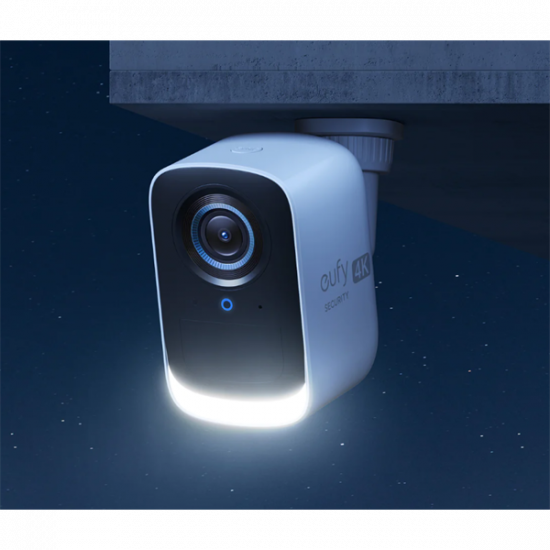 ANKER EUFYCAM3C S300 Biztonsági Kamera, 4K, AI Arcfelismerés, Beépített lámpa, Akkumulátor, kültéri - T8161321