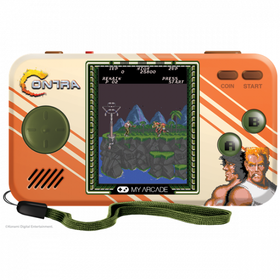 MY ARCADE Játékkonzol Contra 2in1 Premium Edition Pocket Player Hordozható, DGUNL-3281