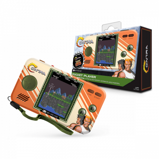 MY ARCADE Játékkonzol Contra 2in1 Premium Edition Pocket Player Hordozható, DGUNL-3281