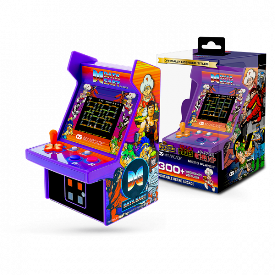MY ARCADE Játékkonzol Data East 300+ Micro Player Retro Arcade 6.75" Hordozható, DGUNL-4124