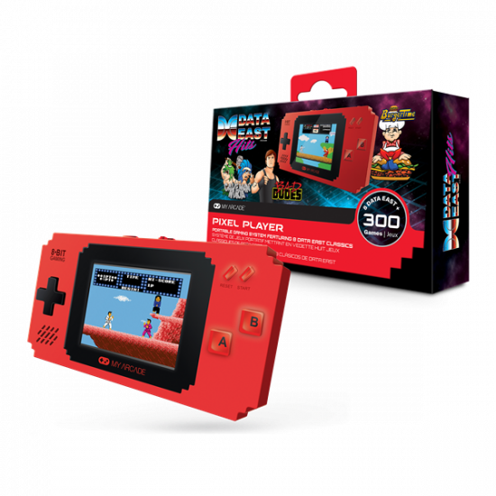 MY ARCADE Játékkonzol Data East 300+ Pixel Player Hordozható, DGUNL-3202