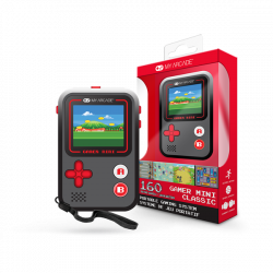 MY ARCADE Játékkonzol Gamer Mini Classic 160in1 Fekete & Piros Hordozható, DGUN-3925