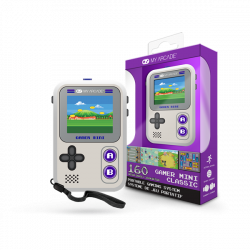 MY ARCADE Játékkonzol Gamer Mini Classic 160in1 Szürke & Lila Hordozható, DGUN-3924