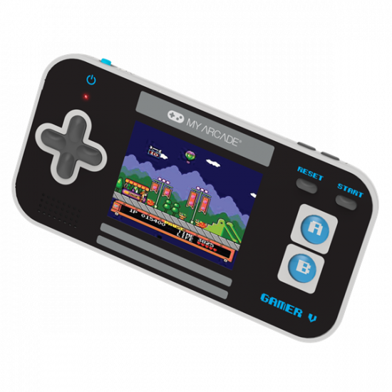 MY ARCADE Játékkonzol Gamer V Classic 220in1 Fekete & Kék Hordozható, DGUN-3919