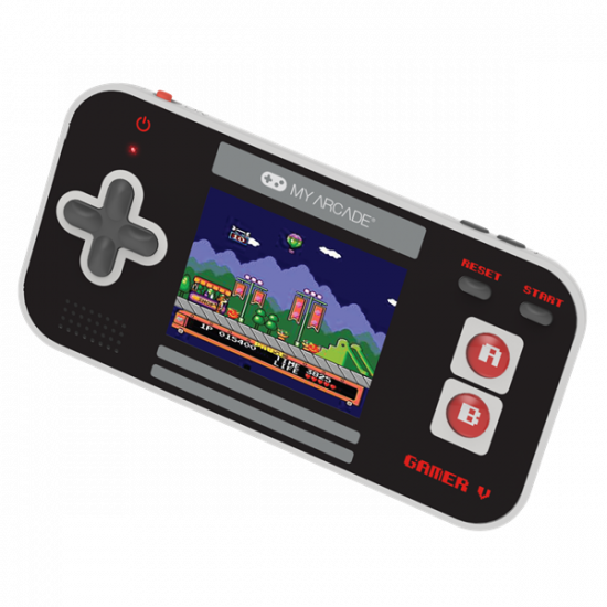 MY ARCADE Játékkonzol Gamer V Classic 220in1 Fekete & Piros Hordozható, DGUN-3911
