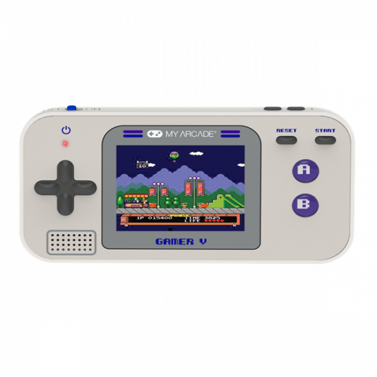 MY ARCADE Játékkonzol Gamer V Classic 220in1 Szürke  & Lila Hordozható, DGUN-3920