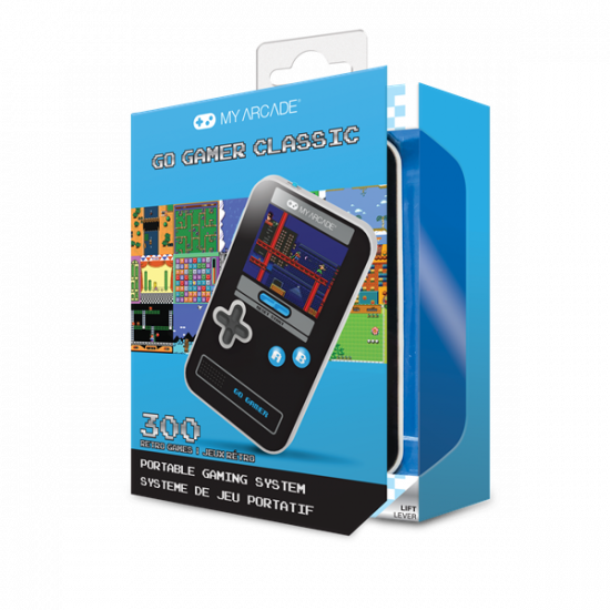 MY ARCADE Játékkonzol Go Gamer Classic 300in1 Fekete & Kék Hordozható, DGUN-3913