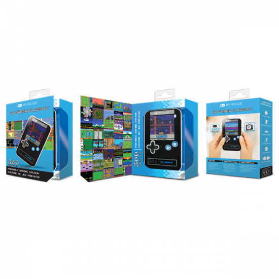 MY ARCADE Játékkonzol Go Gamer Classic 300in1 Fekete & Kék Hordozható, DGUN-3913