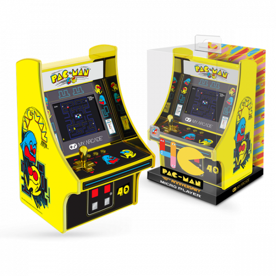 MY ARCADE Játékkonzol Pac-Man 40th Anniversary Micro Player Retro Arcade 6.75" Hordozható, DGUNL-3290