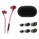 HP HYPERX vezetékes gaming fülhallgató Cloud Earbuds II - piros
