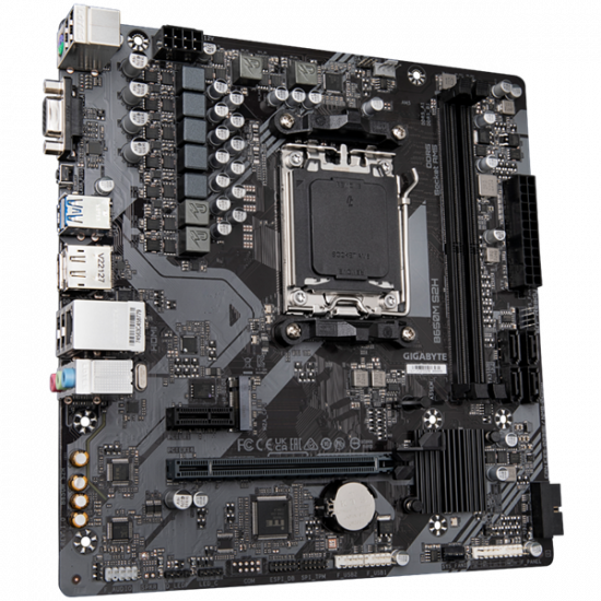 GIGABYTE Alaplap AM5 B650M S2H AMD B650, mATX