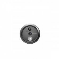 EZVIZ HP4 kültéri vezeték nélküli kukucskáló csengővel  4,3 hüvelyk, kétirányú video hívás, csengő, 4600 mAh, 512G