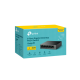 TP-LINK Switch 5x1000Mbps (4xPOE+) Fémházas Asztali, LS105GP