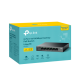 TP-LINK Switch 6x100Mbps (4xPOE) Fémházas Asztali, LS106LP