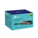 TP-LINK Switch 6x1000Mbps(3xPOE+ + 1xPOE++) Fémházas Asztali, TL-SG1006PP