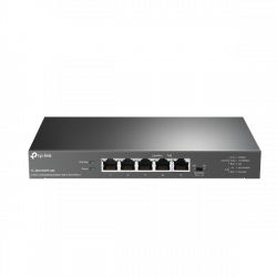 TP-LINK Switch 5x2.5G(4xPOE++) Fémházas Asztali, TL-SG105PP-M2
