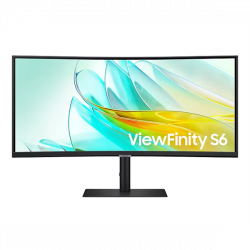 SAMSUNG Ívelt VA monitor 34" S65UC, 3440x1440, 21:9, 350cd/m2, 5ms, HDMI/DisplayPort/3xUSB/USB-C/LAN, hangszóró