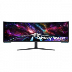 SAMSUNG Ívelt Gaming 240Hz VA monitor 57" G95NC, 7680x2160, 32:9, 420cd/m2, 1ms, 3xHDMI/DP/2xUSB