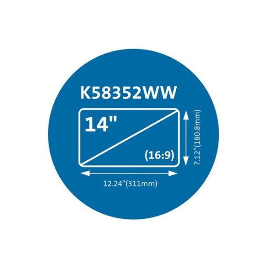 KENSINGTON Monitorszűrő (MagPro Magnetic Privacy 14" Laptop 16:9)