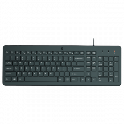 HP vezetékes billentyűzet 150 - fekete