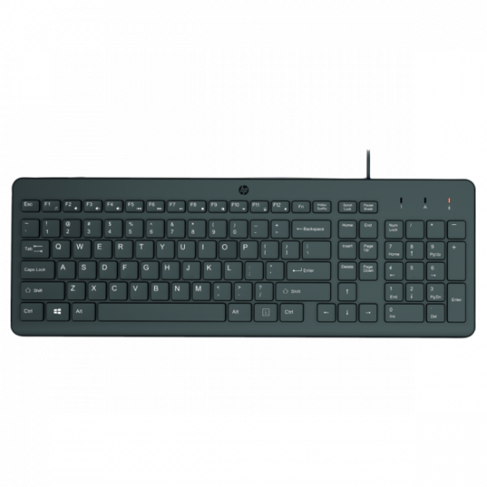 HP vezetékes billentyűzet 150 - fekete