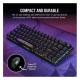 CORSAIR Vezetékes Billentyűzet Gaming, K65 PRO MINI RGB 65%, Optical-Mechanical, US, szürke