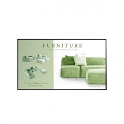 LG 24/7 Signage kijelző 43" 43UM5N-H, 3840x2160, 500cd/m2, 3xHDMI/DP/USB/RS232C/RJ45/Audio/IR