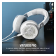 CORSAIR Vezetékes Headset, VIRTUOSO PRO Gaming, True-To-Life audio, fehér