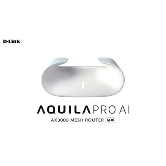 D-LINK Wireless Router Dual Band AX3000 1xWAN(1000Mbps) + 4xLAN(1000Mbps), M30/E