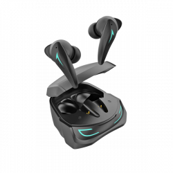WHITE SHARK TITAN-B, GEB-TWS96B bluetooth In-ear fülhallgató mikrofonnal, ANC, ENC, fekete
