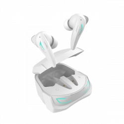 WHITE SHARK TITAN-W, GEB-TWS96W bluetooth In-ear fülhallgató mikrofonnal, ANC, ENC, fehér