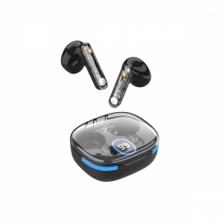 WHITE SHARK HYPERBEAT-B, GEB-TWS37B bluetooth In-ear fülhallgató mikrofonnal, fekete