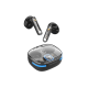 WHITE SHARK HYPERBEAT-B, GEB-TWS37B bluetooth In-ear fülhallgató mikrofonnal, fekete