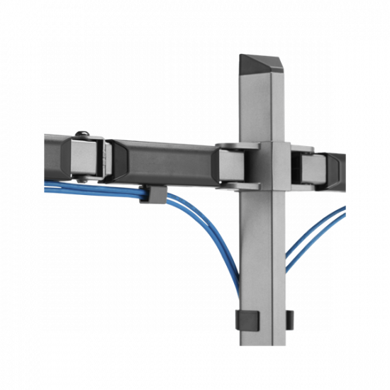WHITE SHARK TUTANKHAMUN GMS-3206 asztali monitor tartó (dupla), 17"- 32" (43 cm - 81cm)