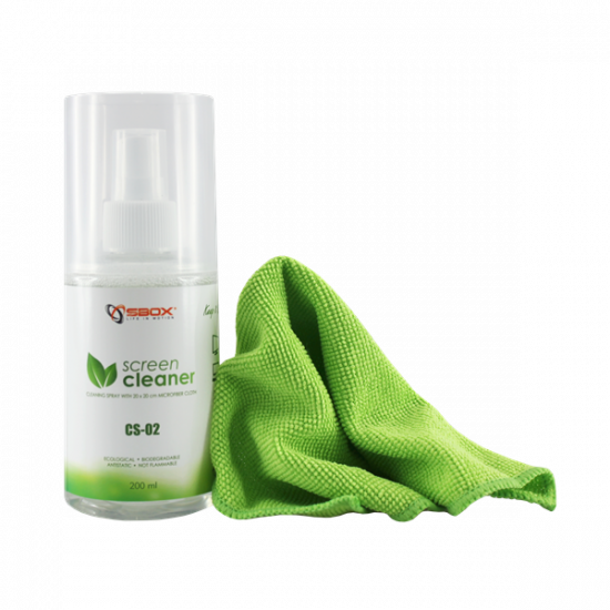 SBOX Tisztítószer CS-02, SCREEN CLEANER