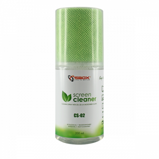 SBOX Tisztítószer CS-02, SCREEN CLEANER