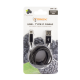 SBOX Kábel, CABLE USB Male -> TYPE-C Male 1.5 m Black