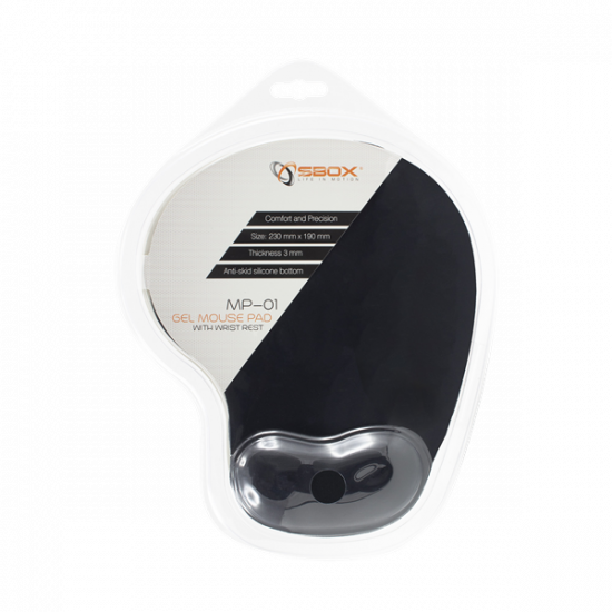 SBOX Egérpad, MOUSE PAD, Black