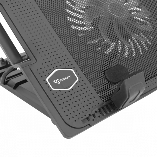 SBOX Notebook hűtő, COOLING PAD, 17.3"