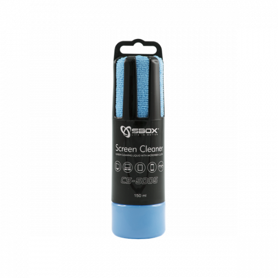 SBOX Tisztítószer szett, SCREEN CLEANER, Blue
