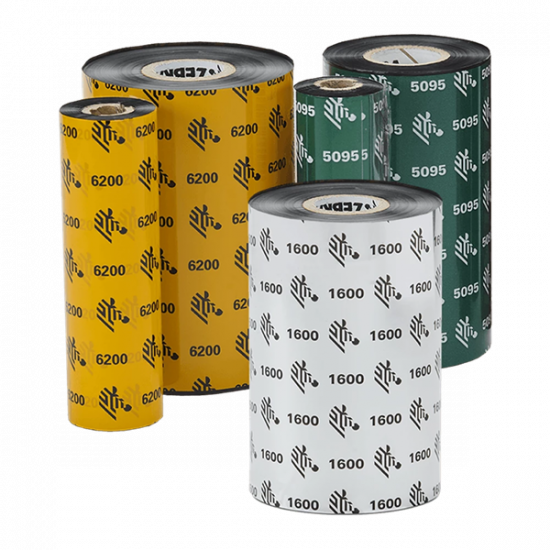 Zebra ZipShip 2300, ribbon, wax, 40mm x 450m