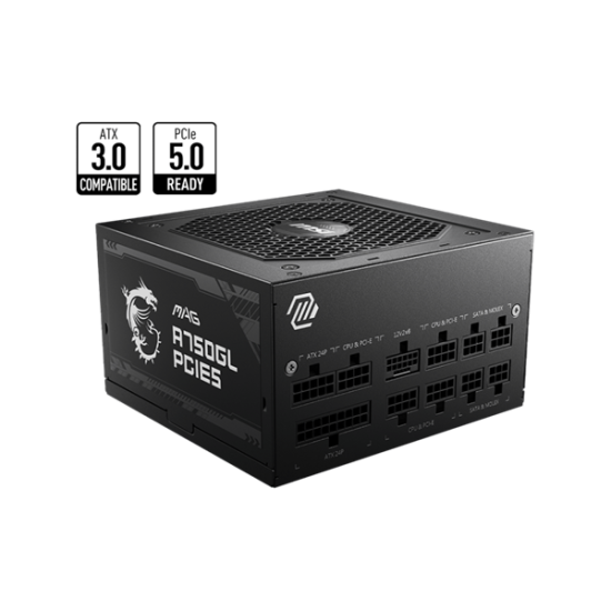 MSI Tápegység 750W 80+ Gold moduláris, Gen 5.0