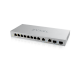 ZYXEL Switch 8x1000Mbps + 2x2500Mbps + 2xSFP+ Nem Menedzselhető, XGS1010-12-ZZ0102F