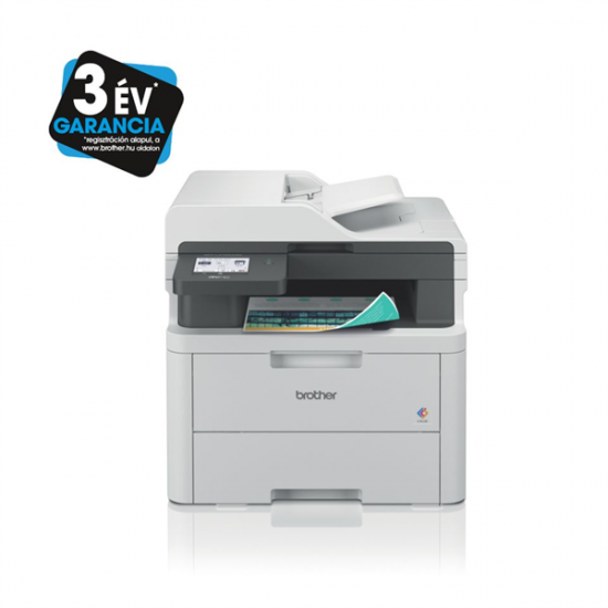 BROTHER LED MFP NY/M/S/F, MFC-L3740CDW, A4, színes, 18 lap/perc, USB/LAN/Wifi, ADF, 600x2400 dpi, duplex
