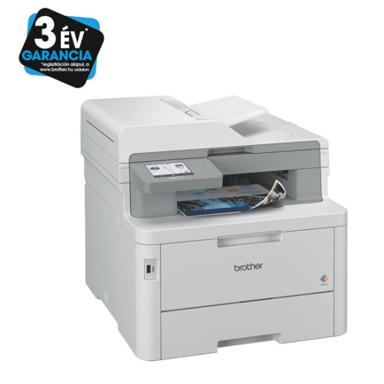 BROTHER LED MFP NY/M/S/F MFC-L8340CDW, A4, színes, 30 lap/perc, WiFi/USB, ADF, Duplex, 600x600dpi, 512MB