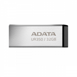 ADATA Pendrive 32GB, UR350 USB 3.2, fémházas, fekete