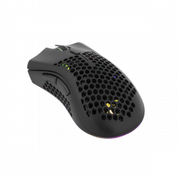 WHITE SHARK LIONEL-B, WGM-5012B vezeték nélküli gamer egér, fekete, 10000 dpi