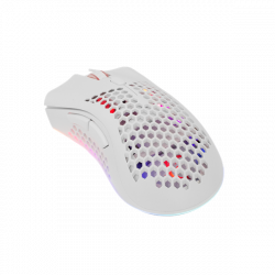 WHITE SHARK LIONEL-W, WGM-5012W vezeték nélküli gamer egér, fehér, 10000 dpi