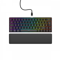 URAGE by HAMA 217828, GAMING URAGE EXODUS 760TKL MECHANIKUS MINI BILLENTYŰZET, RGB, RED SWITCH, FEKETE